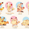 Here’s What Pikachu’s Babies Would Look Like If it Mated With Other Pokemon